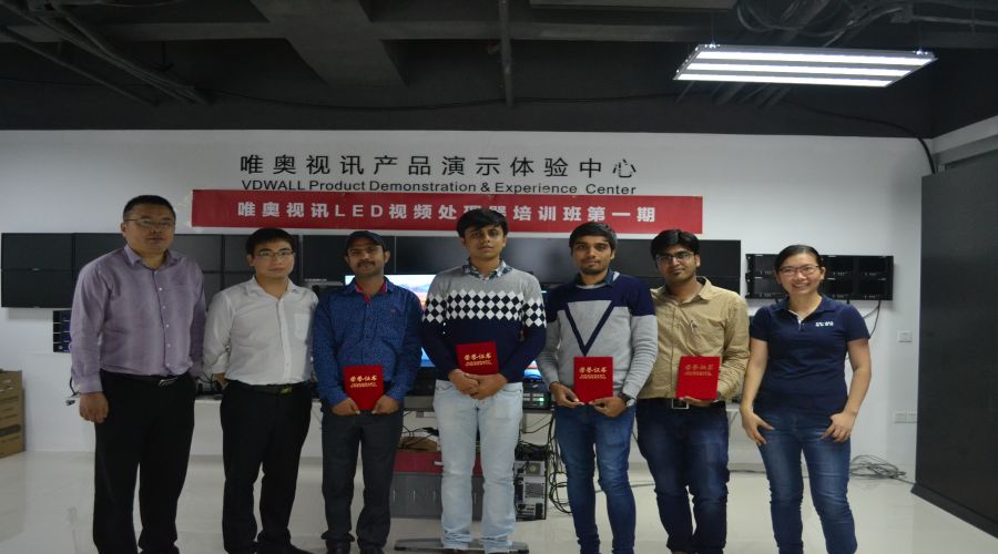 首期“LED視頻處理器培訓班”圓滿落幕