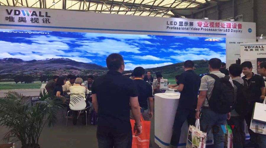 LVP608點(diǎn)亮4K大屏  閃耀上海國(guó)際LED展